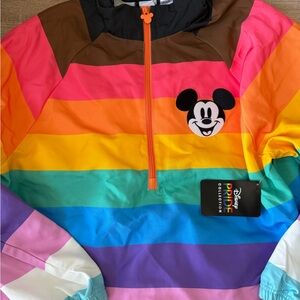 NWT Disney Pride Collection Windbreaker Jacket- sz Large